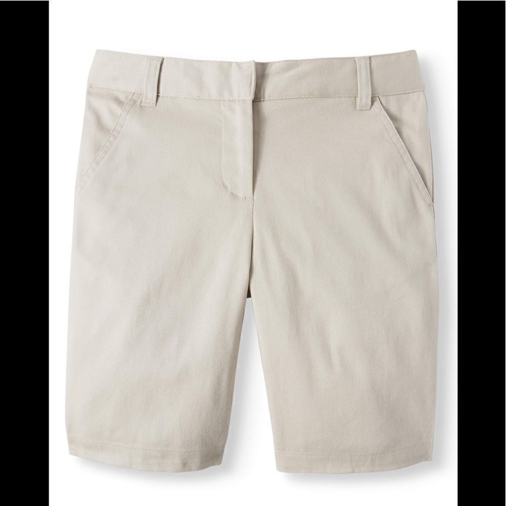 NWT Girls George Khaki Bermuda Shorts - Sz 14
